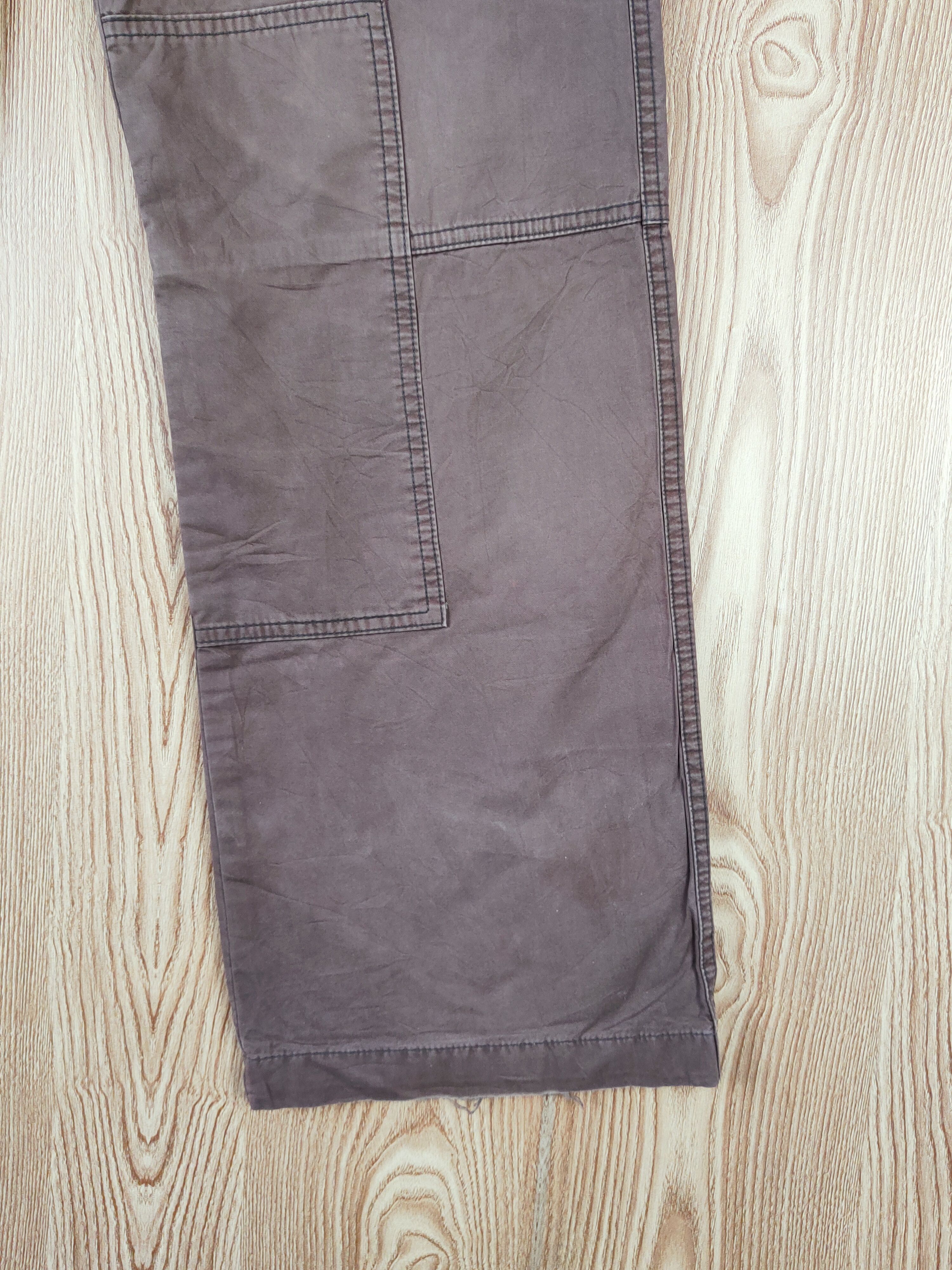 Japanese Brand Koolhaas Dark Brown Faded Multipocket Casual Pants #W460 Size US 31 - 6 Thumbnail