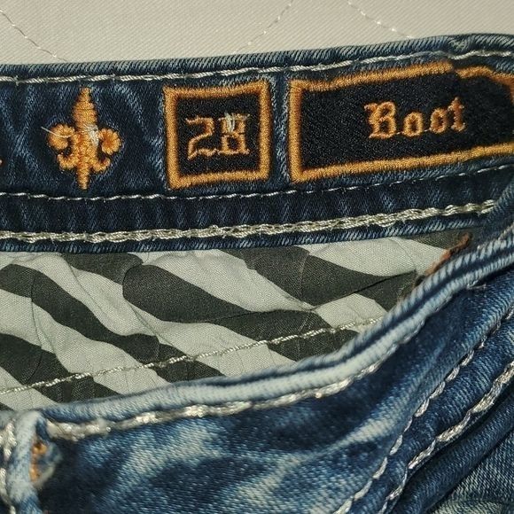 Rock Revival Rock Revival Eilis Easy Boot Stretch Sz. 28 Blue Jeans Size 28" / US 6 / IT 42 - 5 Thumbnail