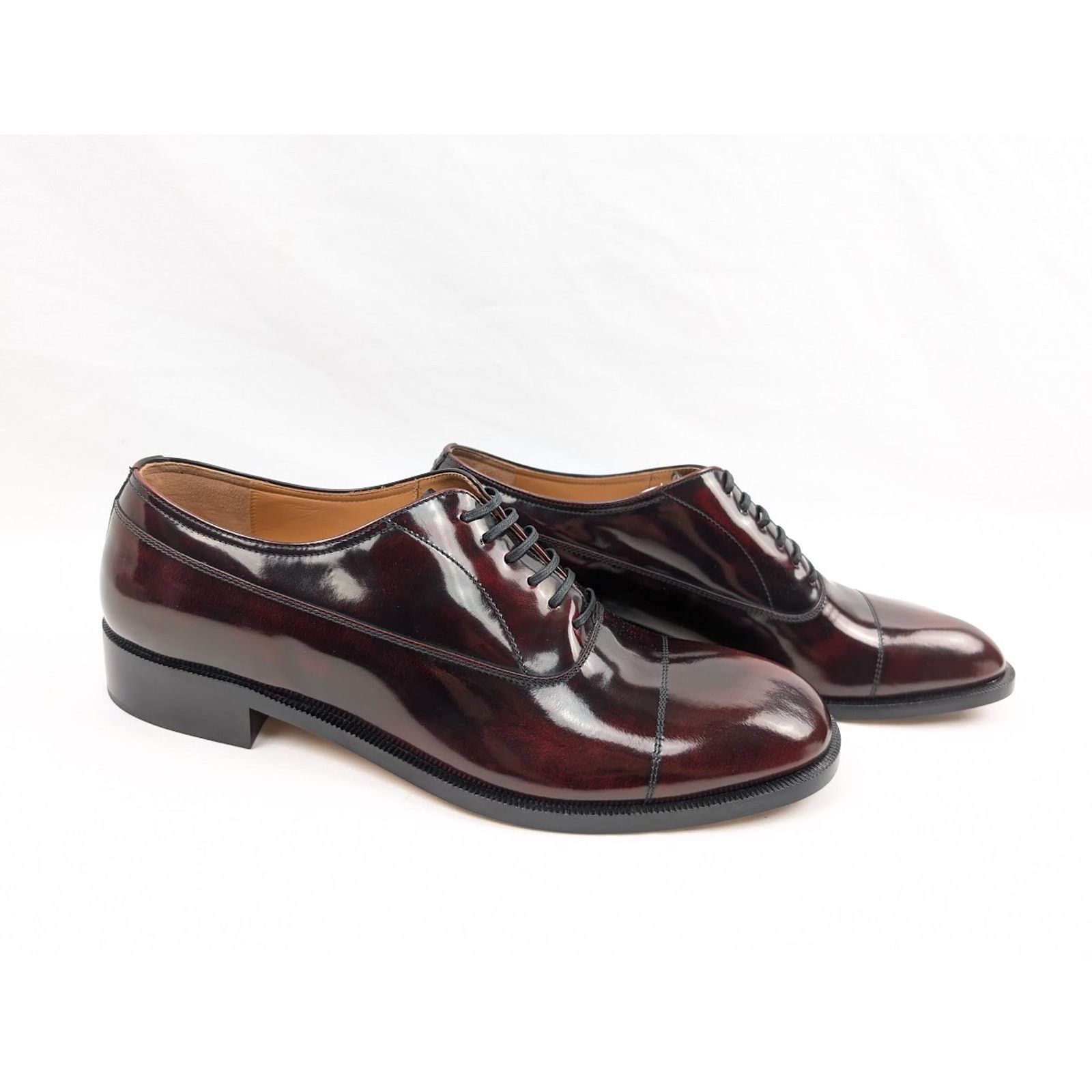 Maison Margiela o1rshd1 Q:2 / Lace-Up Derby Shoes in Bordeaux Size US 13 / EU 46 - 10 Thumbnail