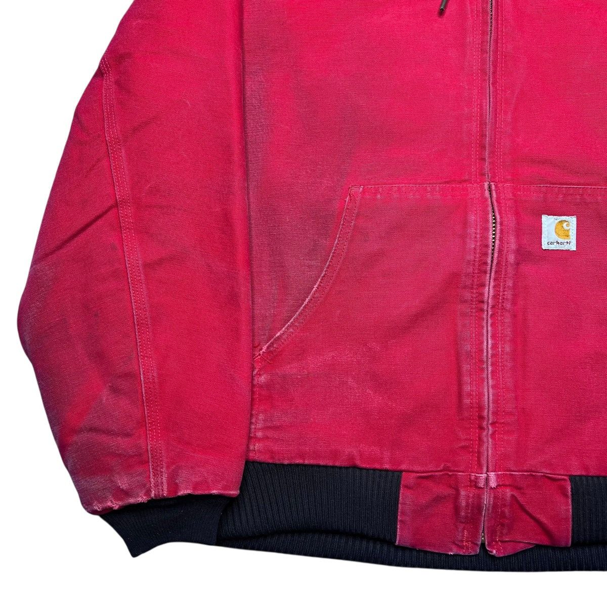 Carhartt Vintage Carhartt J140 Red Men’s Hooded Quilt Lined Jacket Size US XL / EU 56 / 4 - 20 Thumbnail