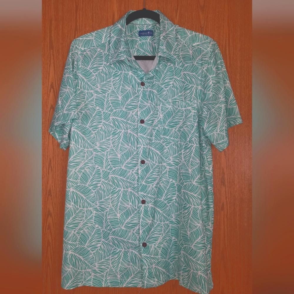 Designer Caribbean Joe Button Down Shirt Size Large Size US L / EU 52-54 / 3 - 1 Thumbnail