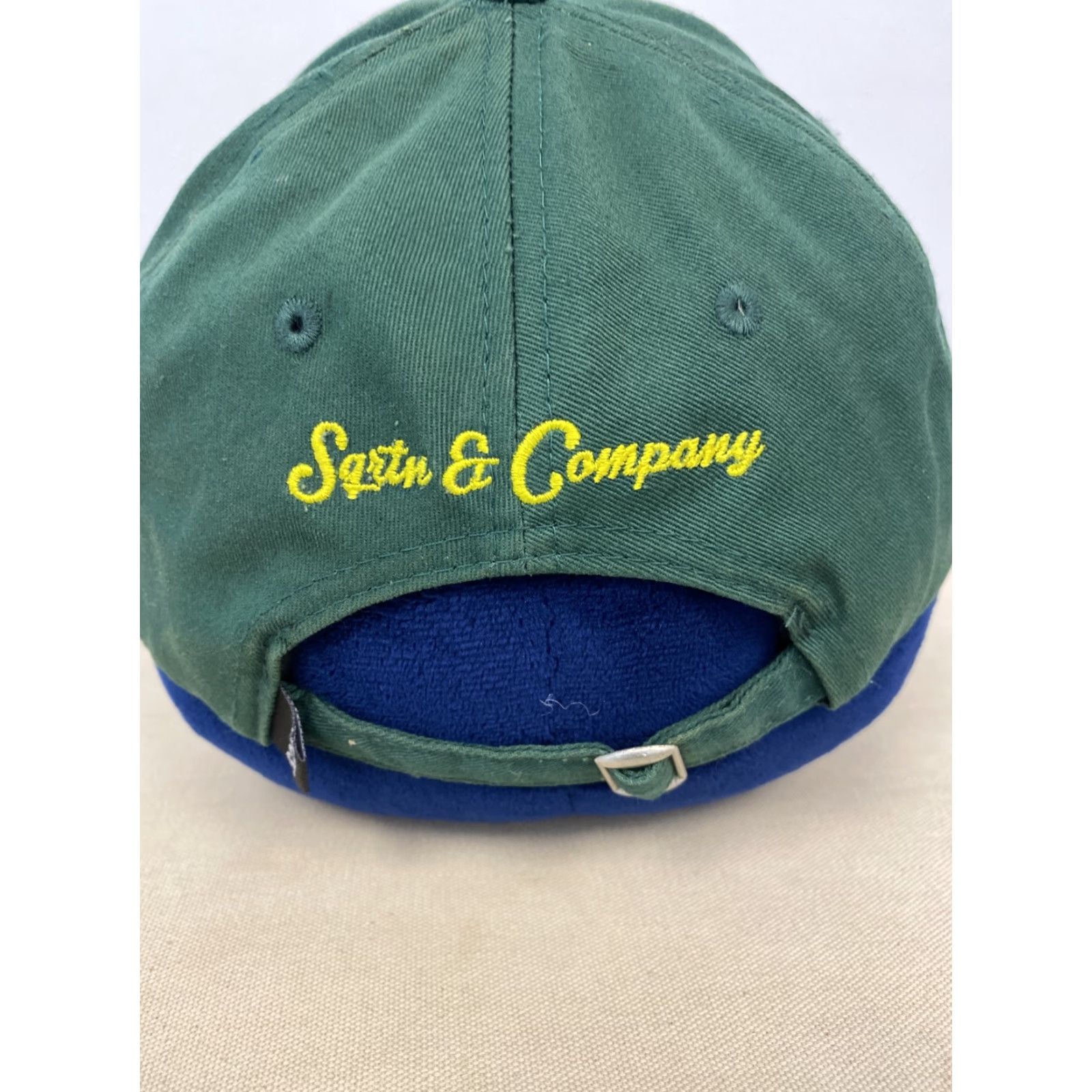 Vintage Norrland Men Adjustable Cotton Baseball Hat Washed Ball Cap Polo Style / 170 Hat Casual Men Green 100% Cotton Canvas Adjustable Brass Buckle Size US M / EU 48-50 / 2 - 3 Thumbnail