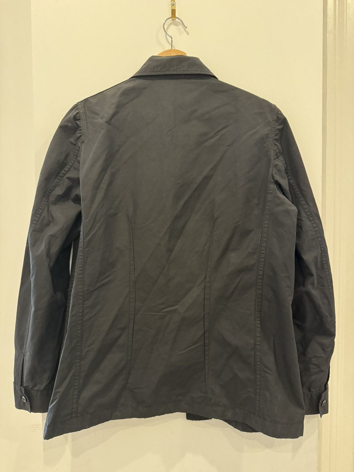 Ann Demeulemeester Military waxed polyester jacket internal pockets Size US S / EU 44-46 / 1 - 4 Thumbnail