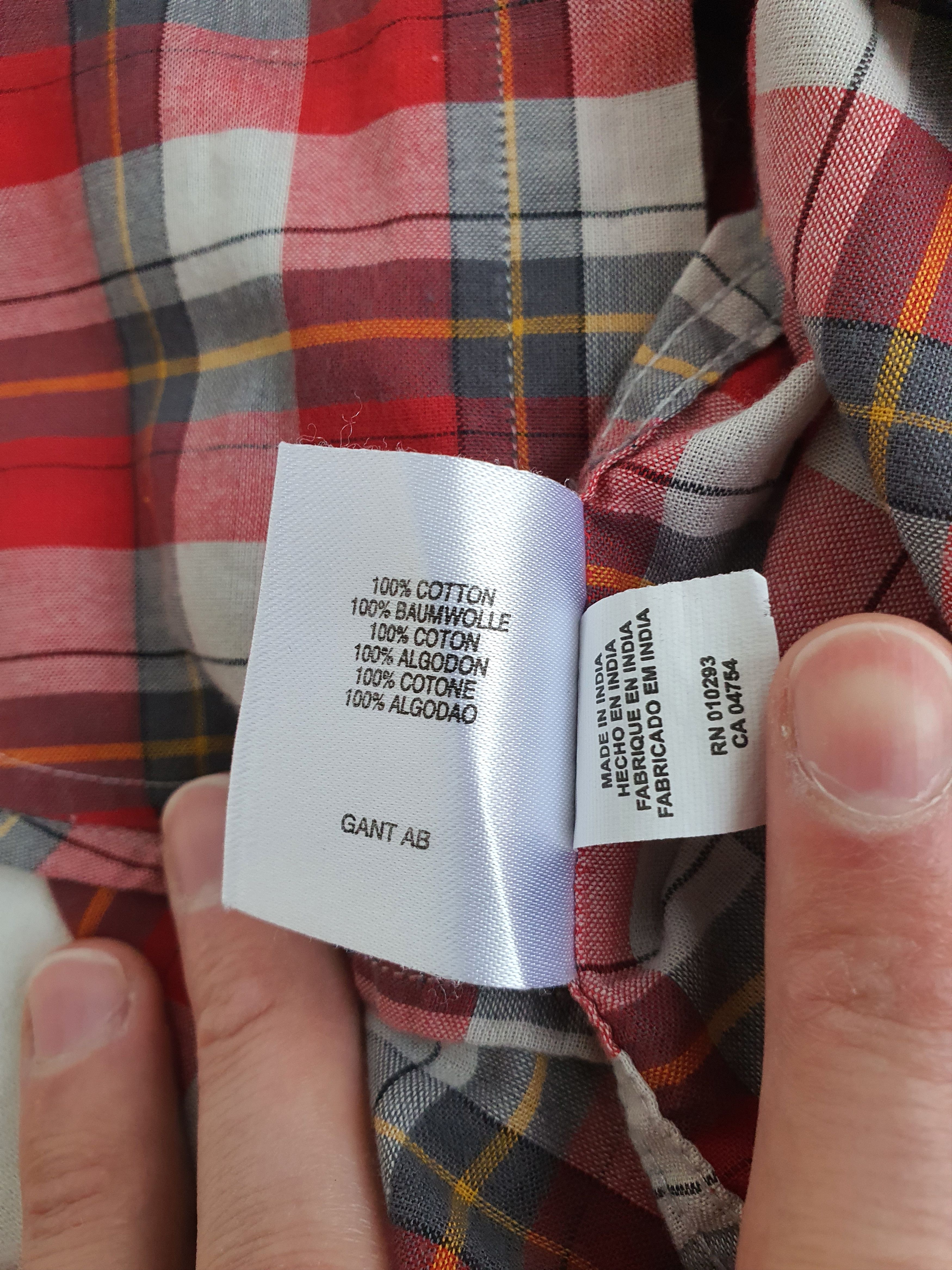 Gant × Michael Bastian Casual Button-Down Collar Shirt - Madras - Winter 2011 Size US M / EU 48-50 / 2 - 7 Thumbnail