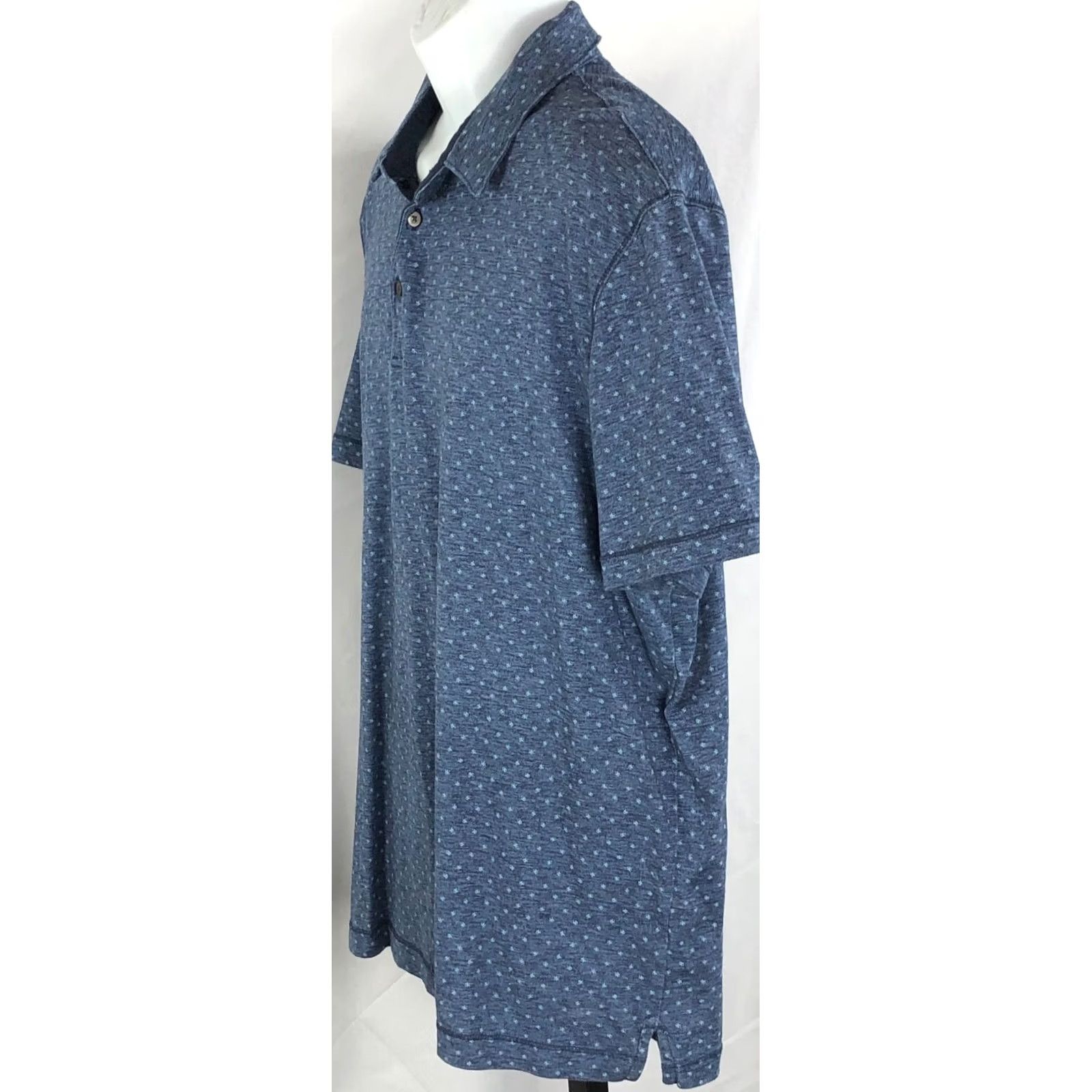 Van Heusen VINTAGE Van Heusen Shirt Mens 2XL Blue Golf Polo Button collar Preppy Country Club Size US XXL / EU 58 / 5 - 2 Thumbnail