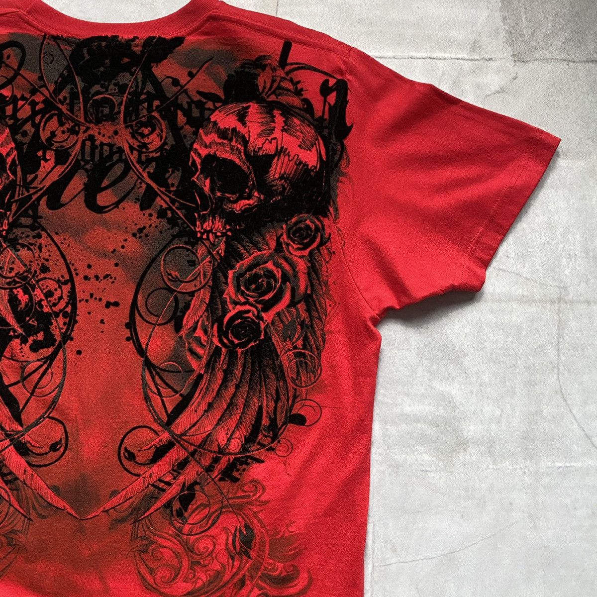 Hysteric Glamour × Japanese Brand Vintage Japan Tribal Affliction style Skulls Tee T Shirt 90s Size US M / EU 48-50 / 2 - 11 Thumbnail