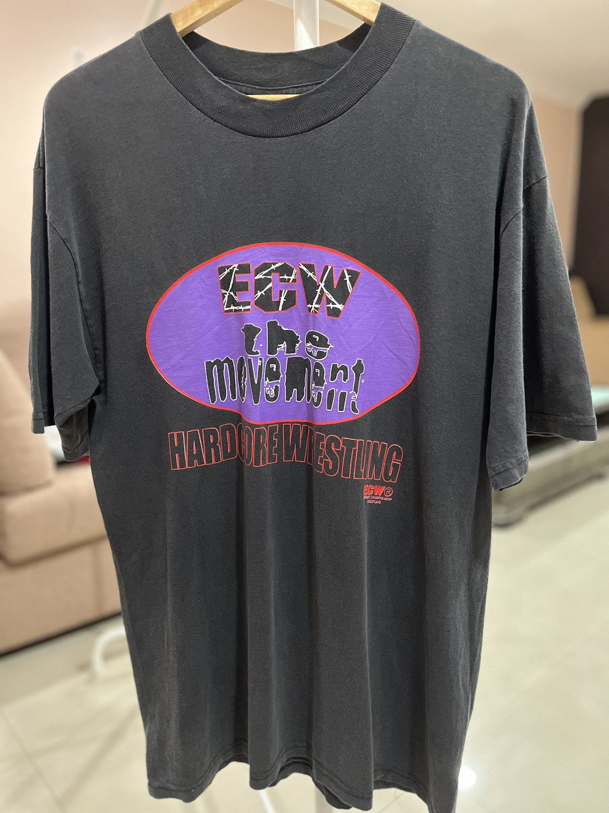 Vintage × WCW/nWo × WWF VINTAGE SUPER RARE ECW THE MOVEMENT HARDCORE WRESTLING Size US L / EU 52-54 / 3 - 2 Thumbnail