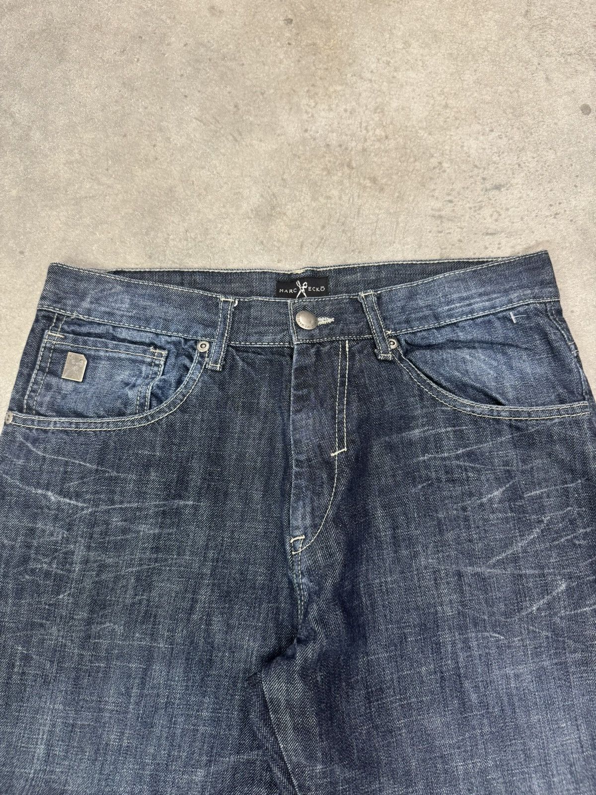 Marc Ecko Vintage Y2K Marc Echo Denim Jeans 32x30 Baggy Wide Leg Size US 32 / EU 48 - 11 Thumbnail