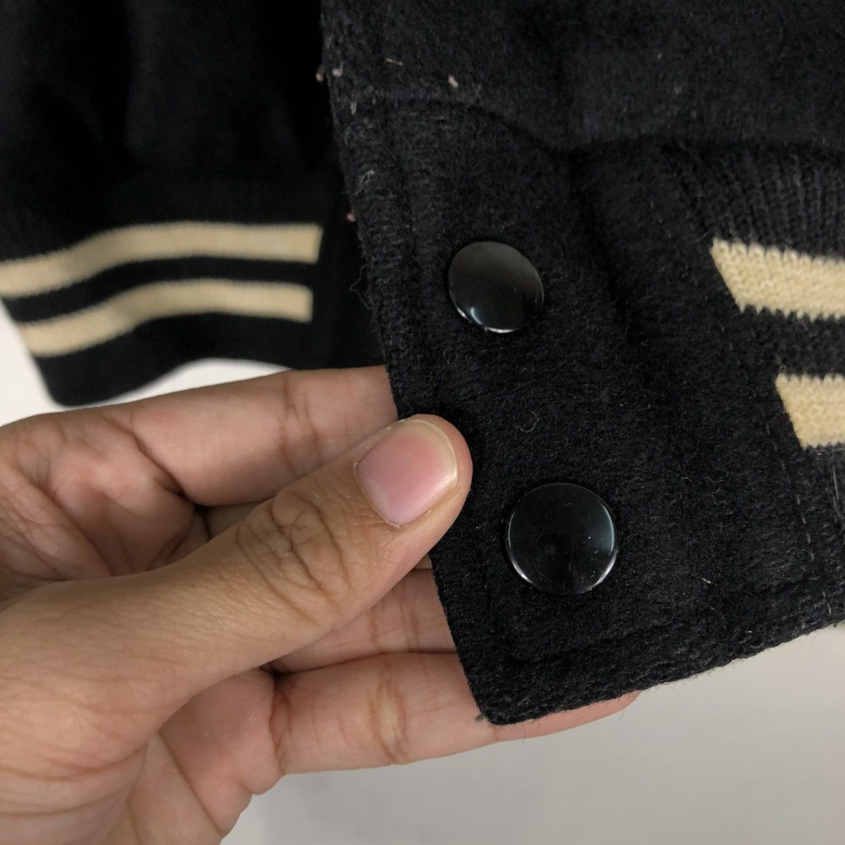 Golden Bear 🔥A Bear For Wear Varsity Jacket Leather Handling Golden Bear Size US L / EU 52-54 / 3 - 14 Thumbnail