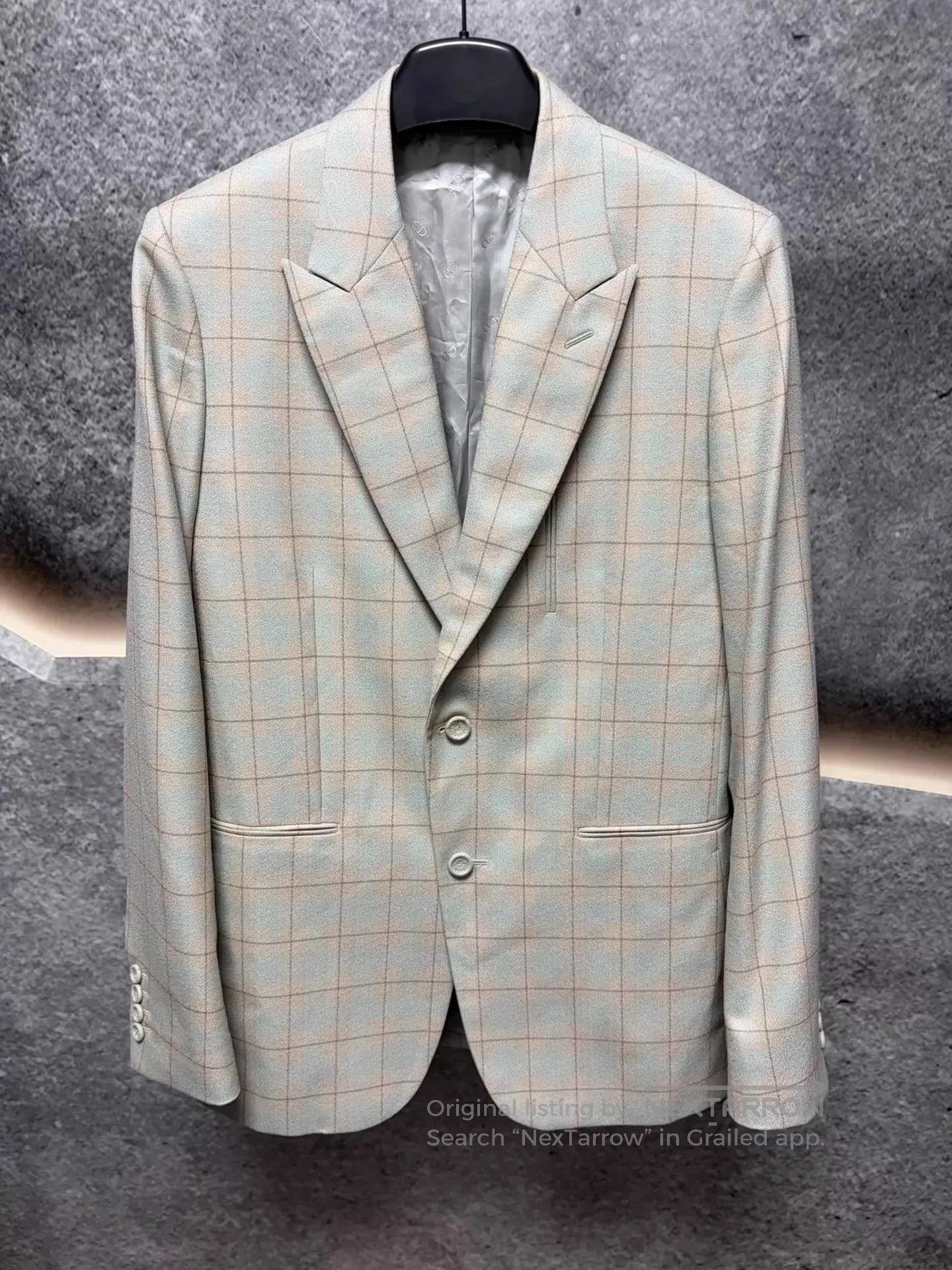Dior Multi Plaid Single-Breasted Tailored Blazer. Size US M / EU 48-50 / 2 - 1 Thumbnail