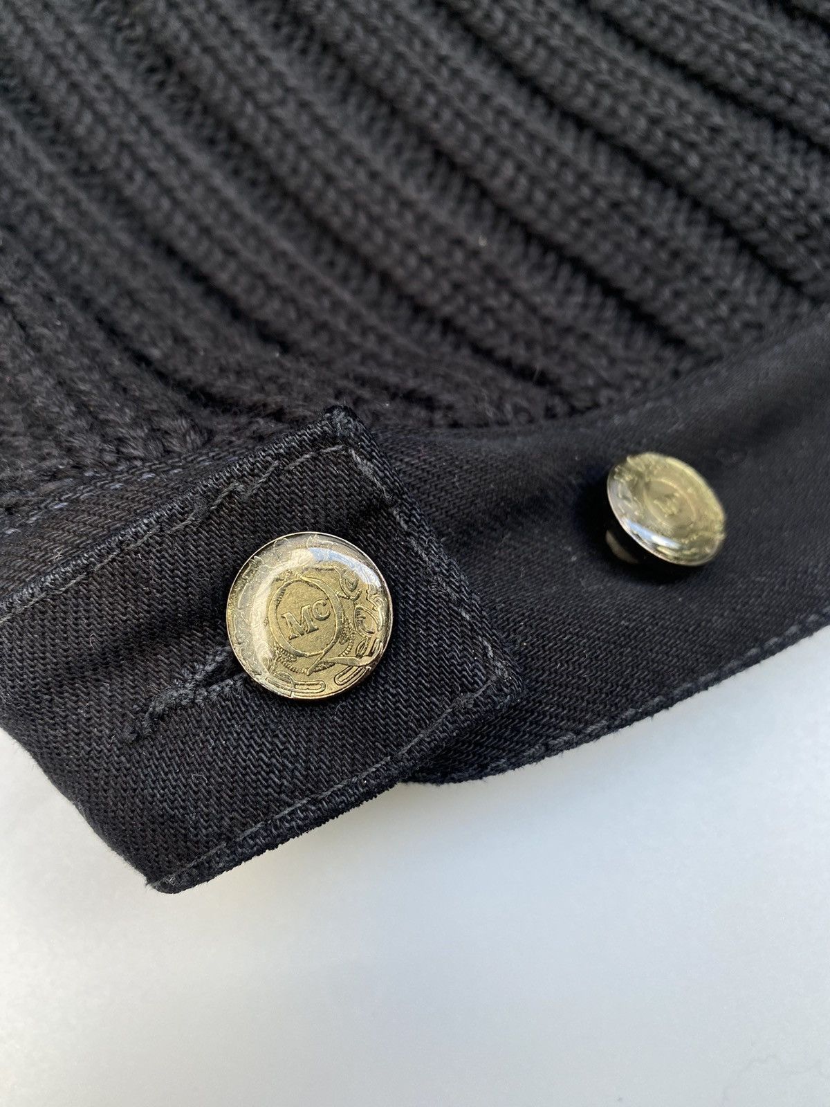 Alexander McQueen 2000s Alexander Mcqueen- Cargo Denim Knit Vest Size US M / EU 48-50 / 2 - 13 Thumbnail
