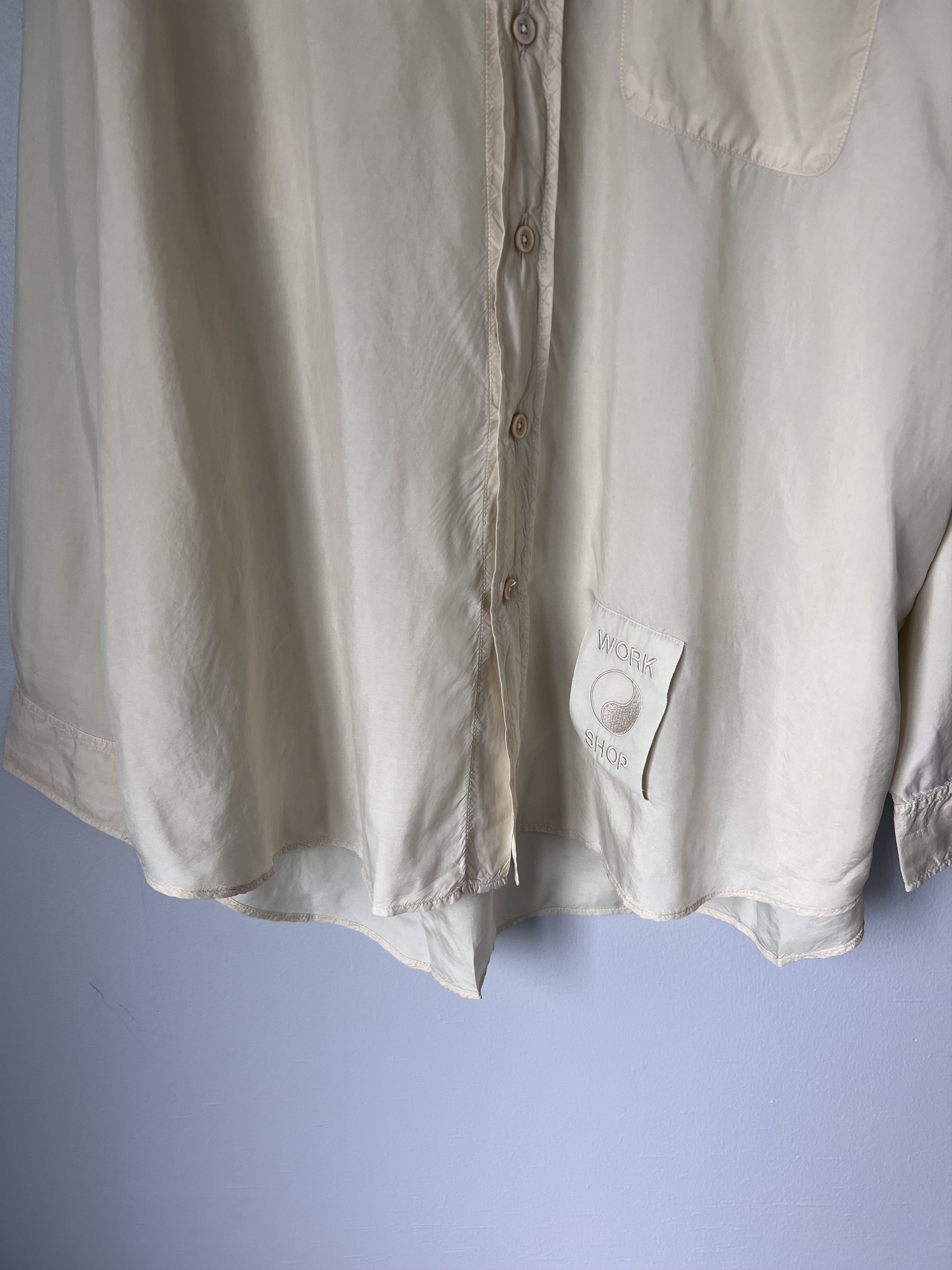 Our Legacy Our Legacy Workshop Button Up Shirt in Overdyed Soy Size US L / EU 52-54 / 3 - 3 Thumbnail