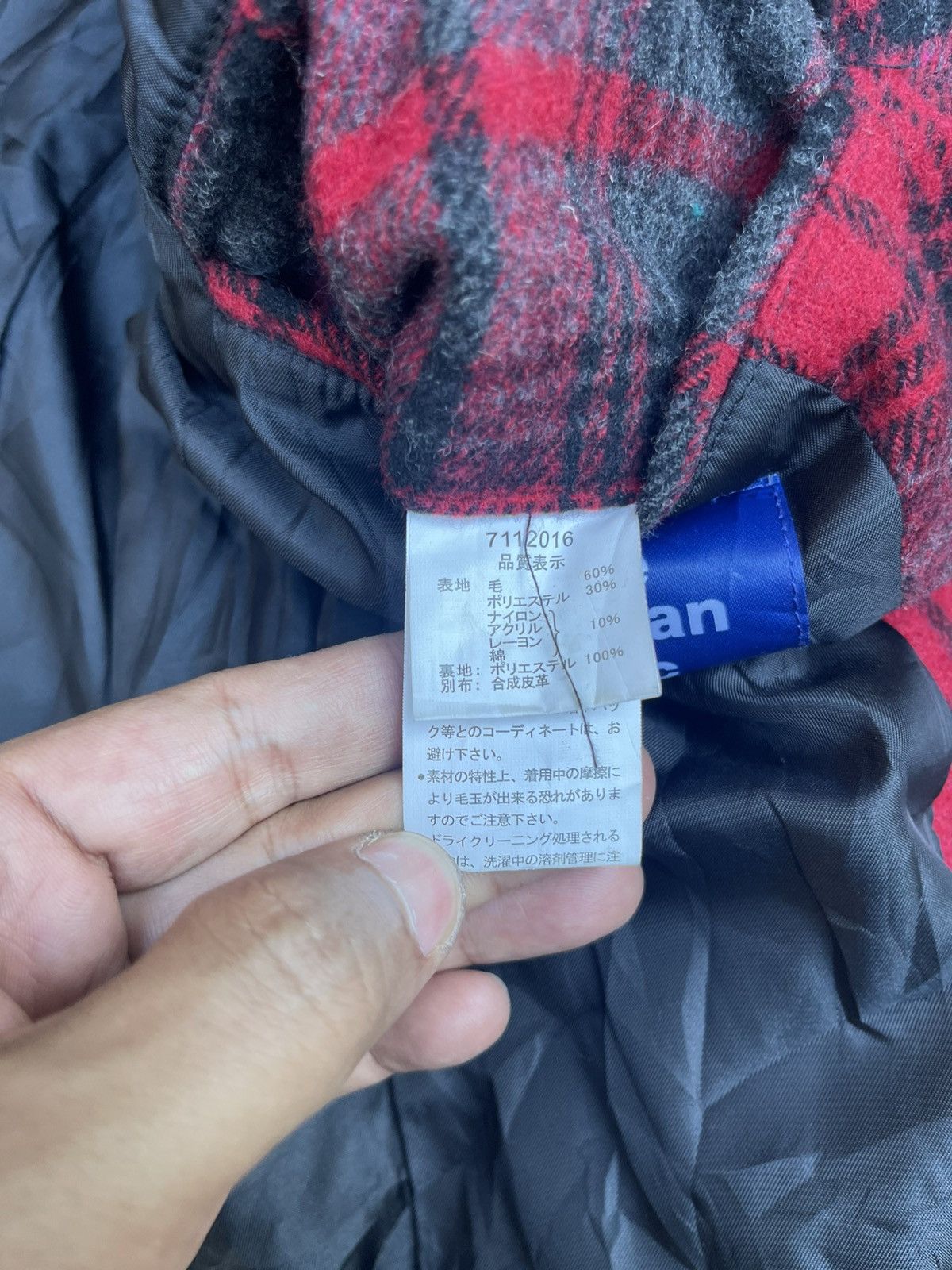 Japanese Brand Semantic Design Vintage Plaid Double Breasted Jacket Size US S / EU 44-46 / 1 - 8 Thumbnail