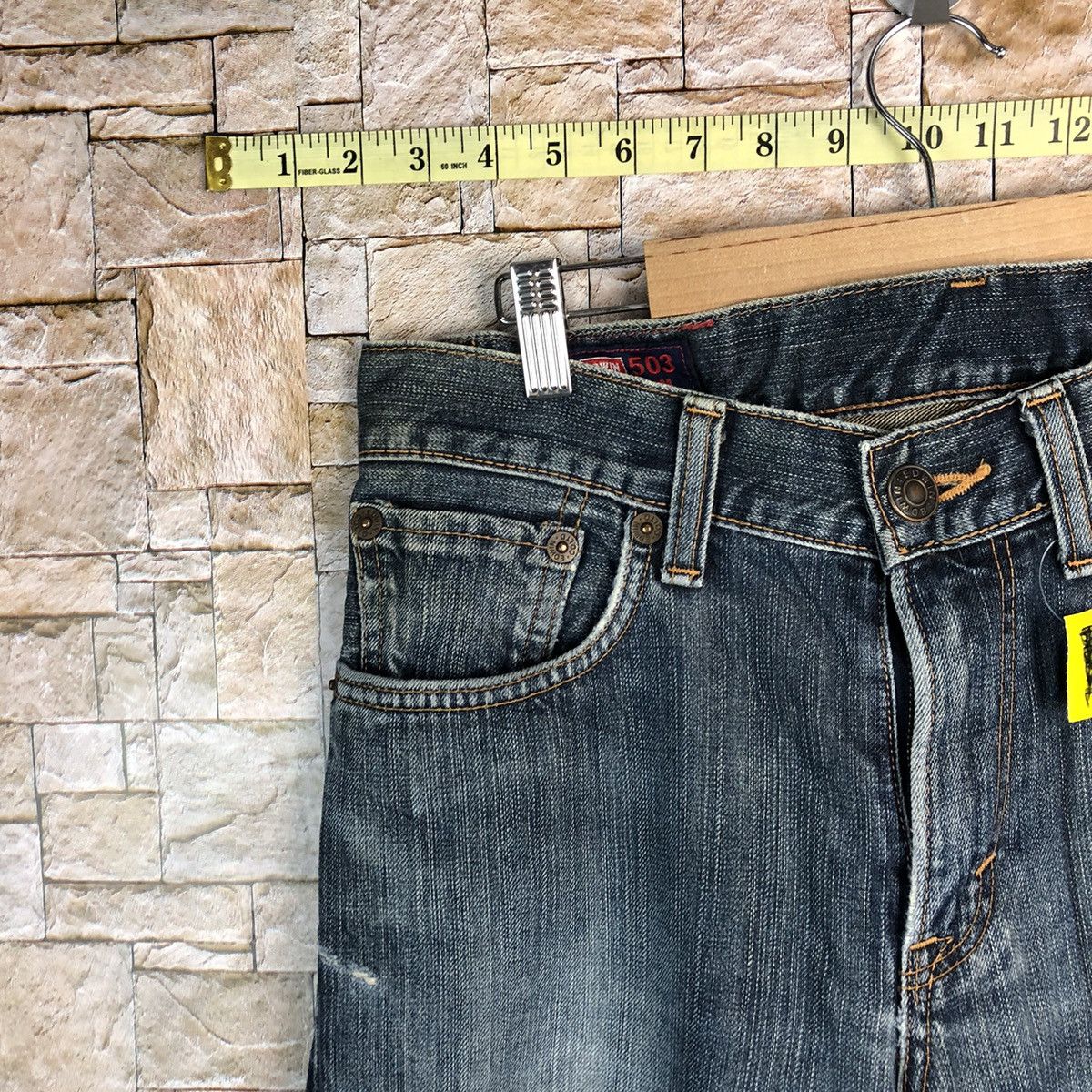 Edwin 503 Edwin Premium vintage faded Blue Denim Pants #7599 Size US 30 / EU 46 - 4 Thumbnail