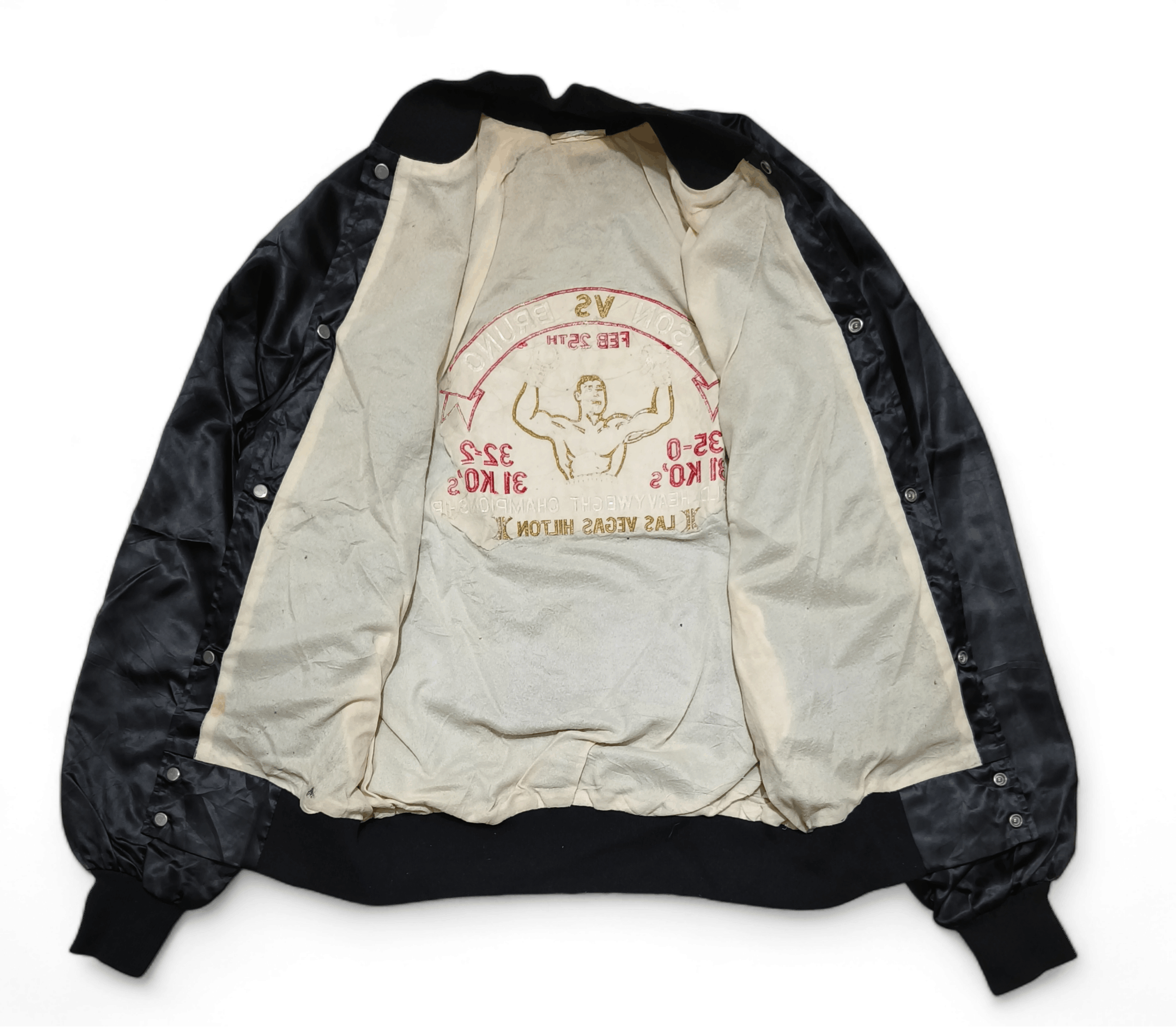 Vintage Vintage Westark Mike Tyson vs Frank Bruno Promotion Jacket Size US M / EU 48-50 / 2 - 4 Thumbnail