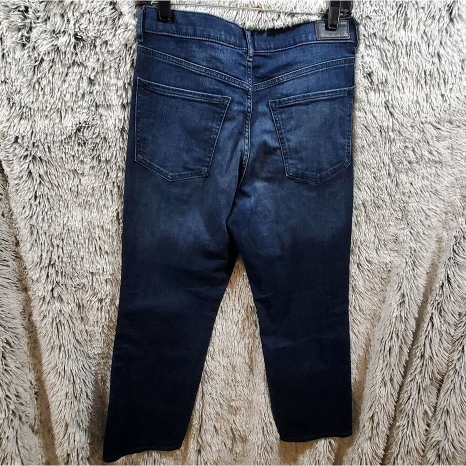 Express Express High Waisted Straight Cropped Stretch Jeans sz 6 New Size 28" / US 6 / IT 42 - 4 Thumbnail