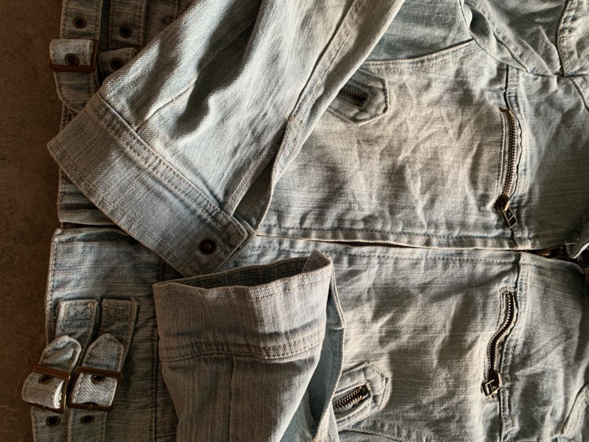 If Six Was Nine sorridere boxy denim biker jacket hooded grunge punk style Size US S / EU 44-46 / 1 - 8 Thumbnail
