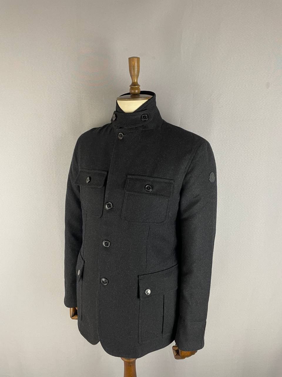 Moncler Moncler Navy Coat Trench Jacket 3 size Size US M / EU 48-50 / 2 - 1 Thumbnail