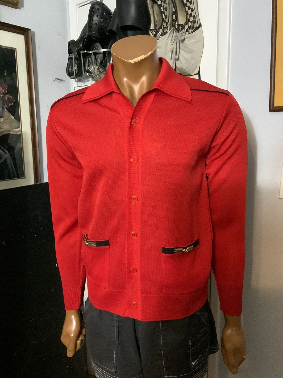Vintage VTG 50s 60s Qida Crown Rockabilly Rat Pack Goodfellas Shirt Size US S / EU 44-46 / 1 - 8 Thumbnail