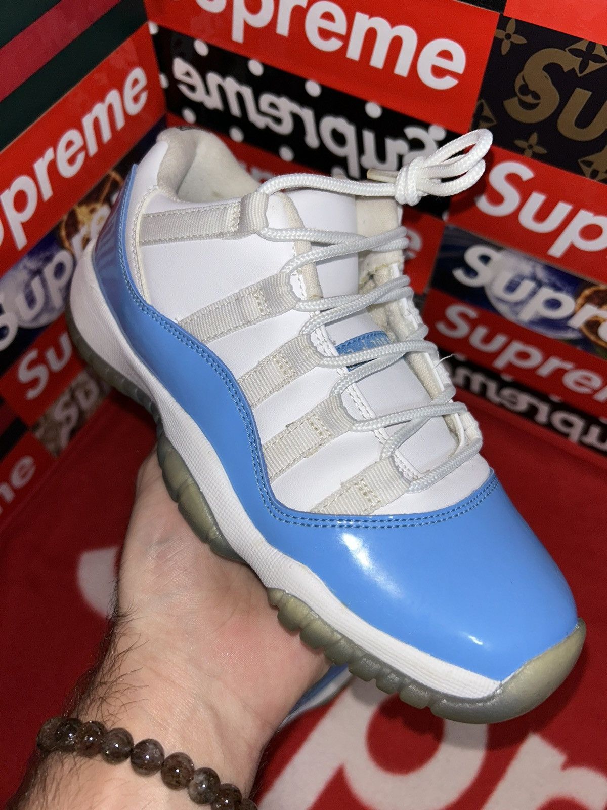 Jordan Brand Jordan 11 Retro Low University Blue (GS) 528896-106 size 4y Size US 5 / EU 37 - 9 Thumbnail