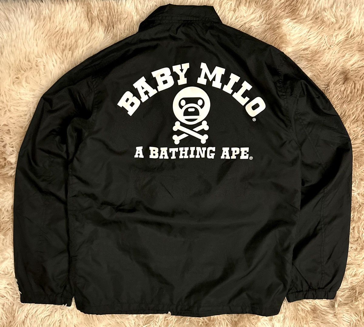 Bape 💥RARE💥 BAPE BABY MILO PIRATE BUTTON UP COACH JACKET Size US M / EU 48-50 / 2 - 5 Thumbnail