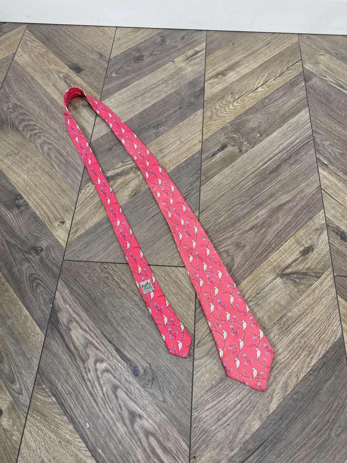 Hermes Vintage Hermes Tie Size ONE SIZE - 3 Thumbnail