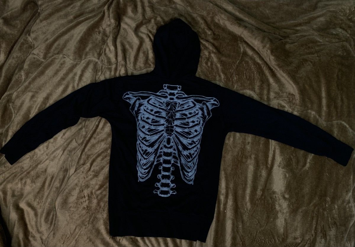 Japanese Brand GLAD NEWS Mad Punk Skeleton Studded zipper hoodie Size US L / EU 52-54 / 3 - 2 Thumbnail