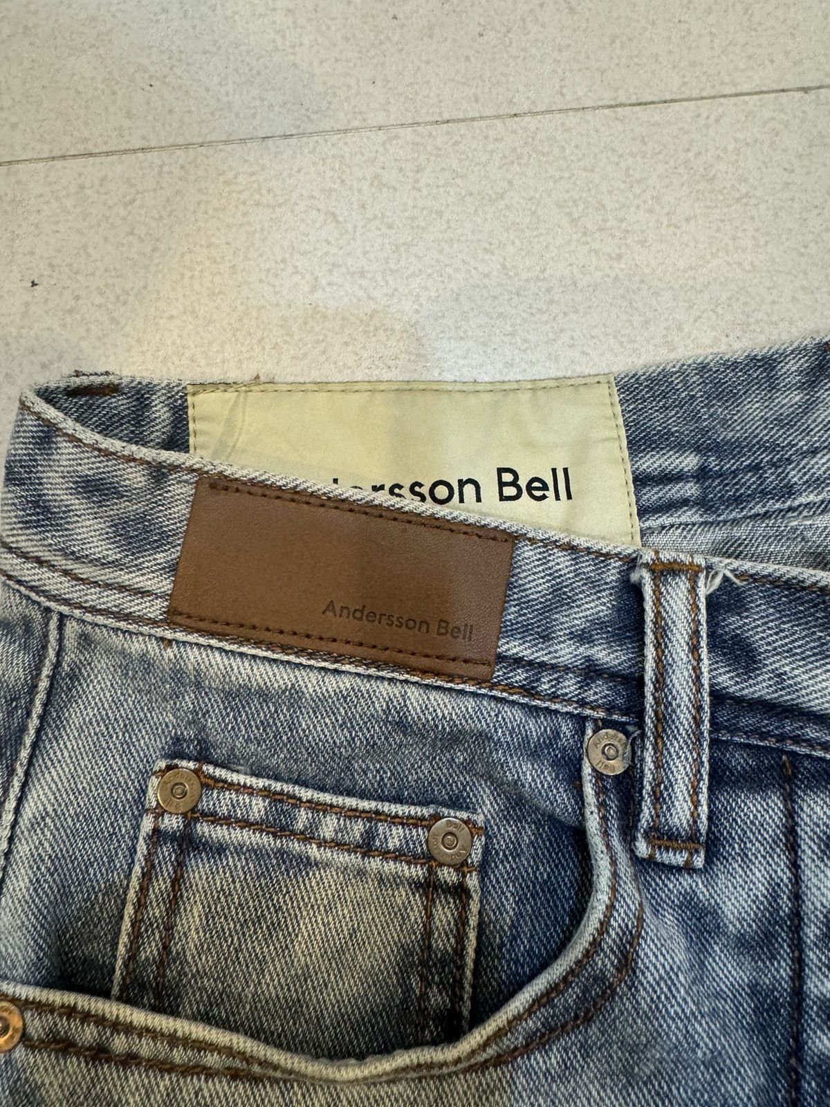 Andersson Bell Matthew Curved Jeans Size US 31 - 6 Thumbnail