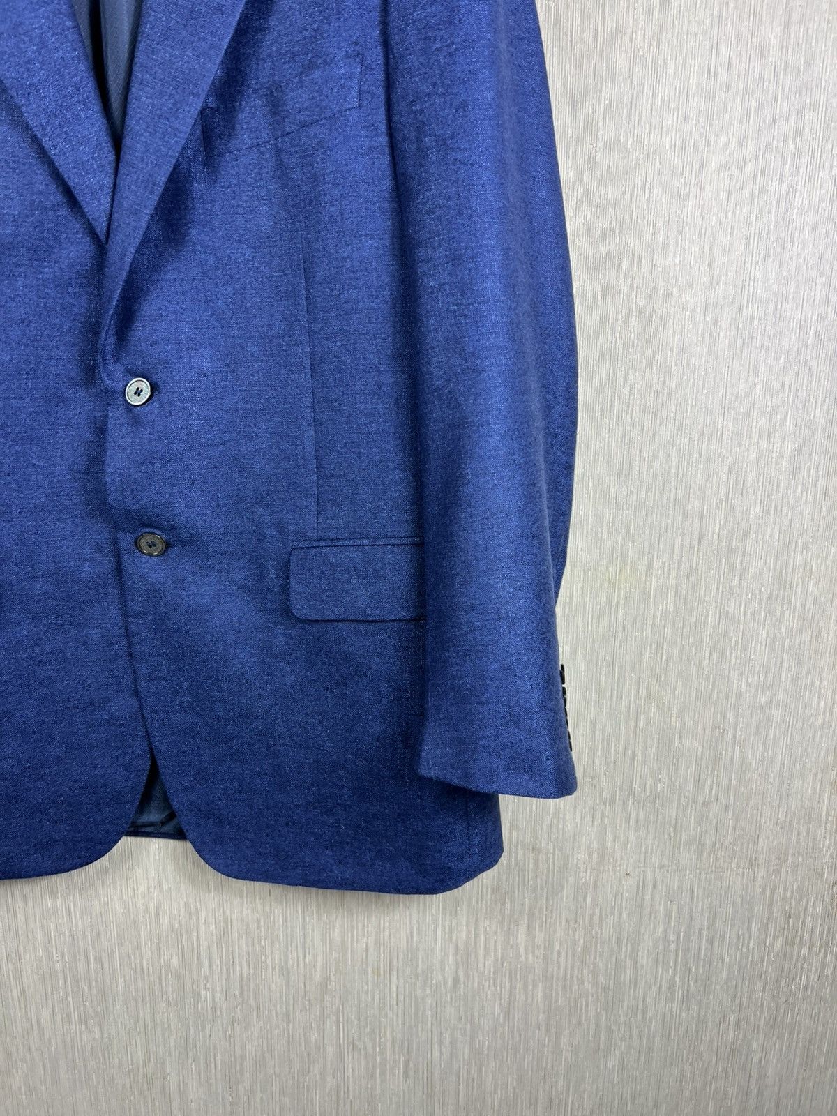 Canali Canali cashmere silk italian exclusive blazer luxury jacket Size US L / EU 52-54 / 3 - 6 Thumbnail