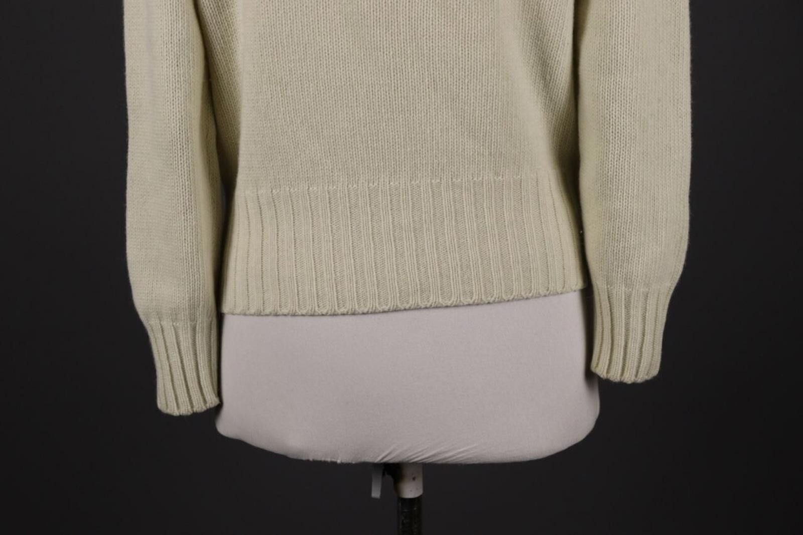 Iris von Arnim Iris Von Arnim Beige Wool Knit Cardigan Sweater Size M Size M / US 6-8 / IT 42-44 - 8 Thumbnail