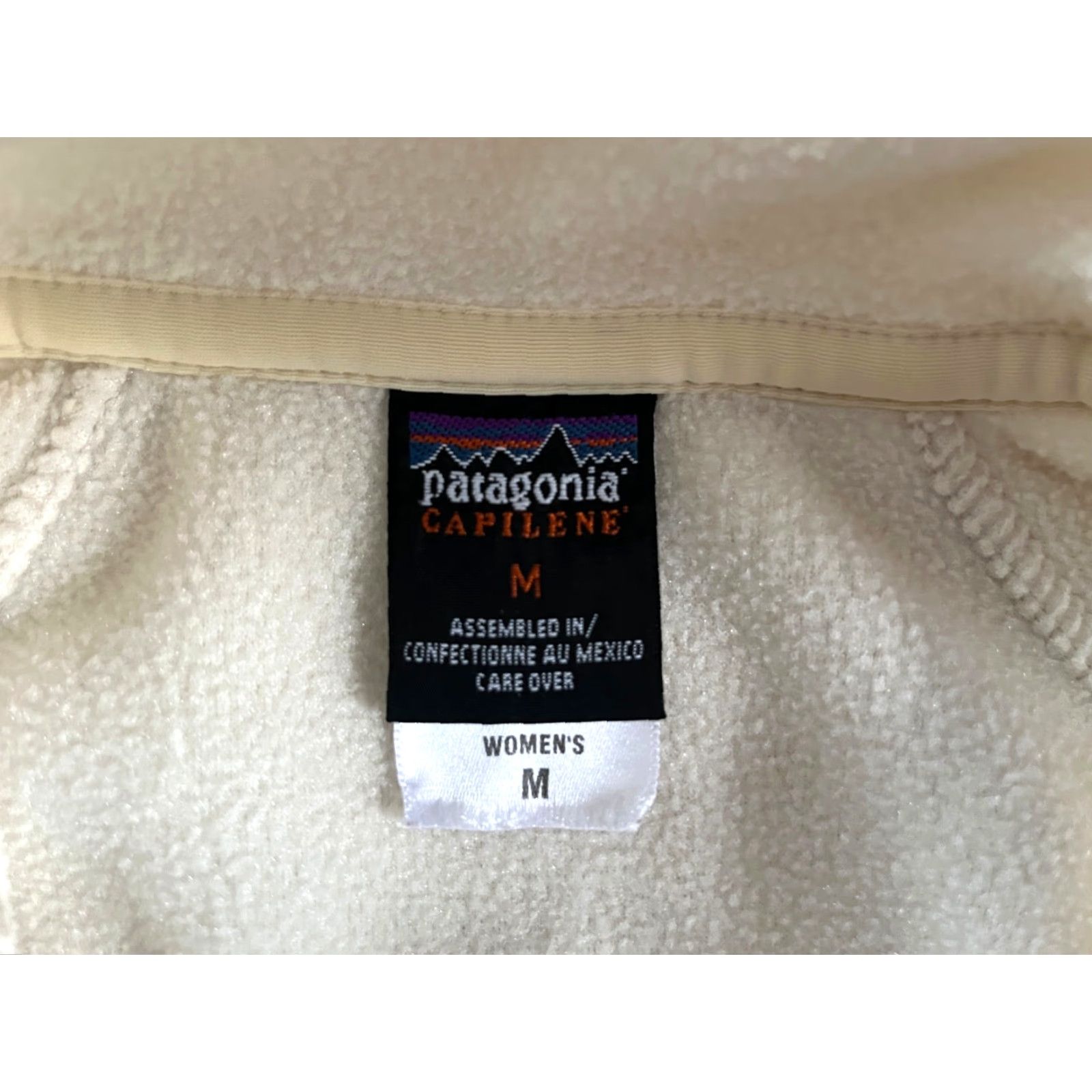 Patagonia VINTAGE Patagonia Women's Capilene Expedition Weight Fleece Zip-T M Off-White 1/4 Zip Outdoor Hiking 2004 Shows Style 43484 Womens Size M / US 6-8 / IT 42-44 - 7 Thumbnail