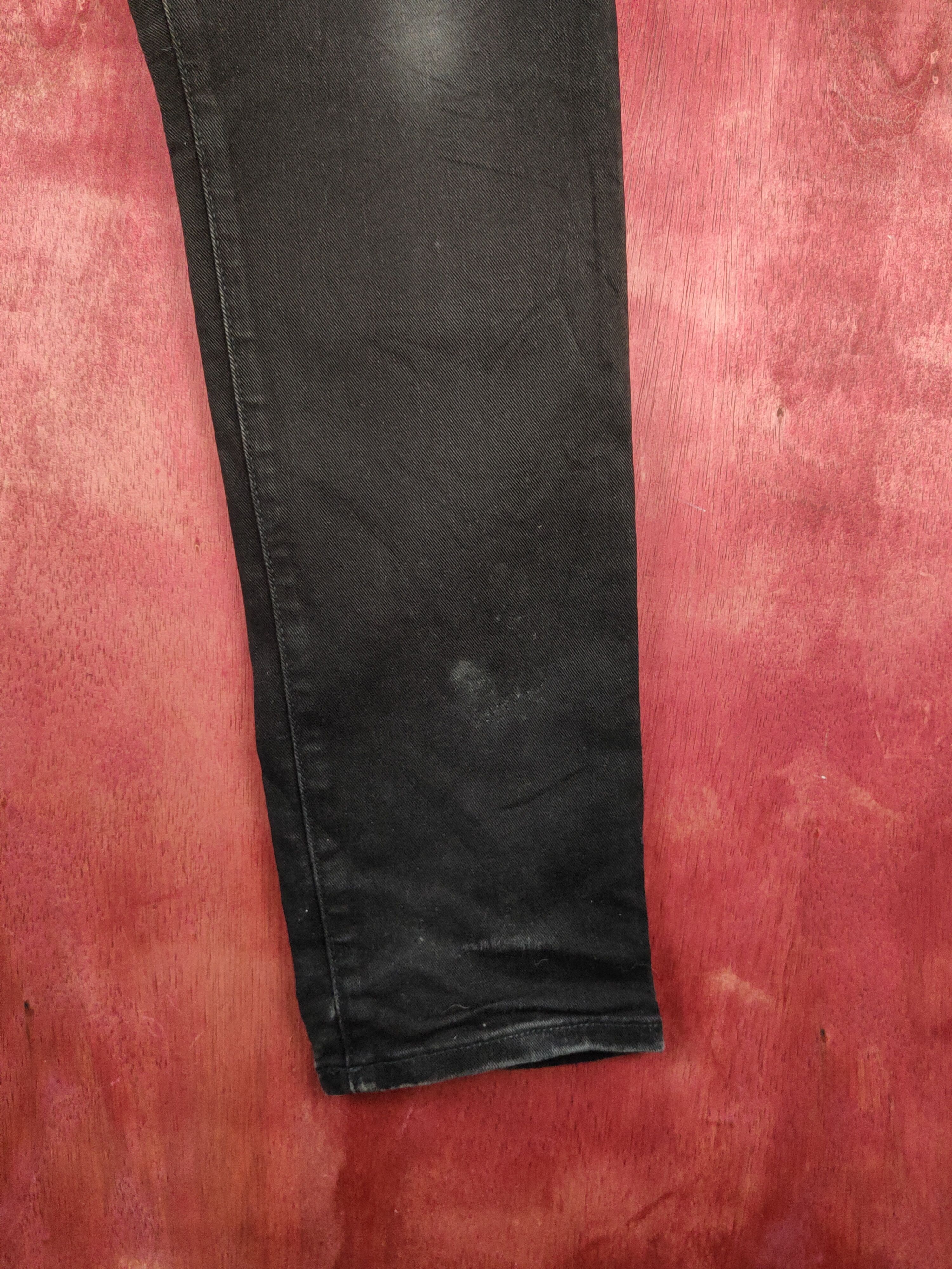 Gap Gap Black Distressed Ripped Skinny Jeans #S2312 Size US 32 / EU 48 - 6 Thumbnail