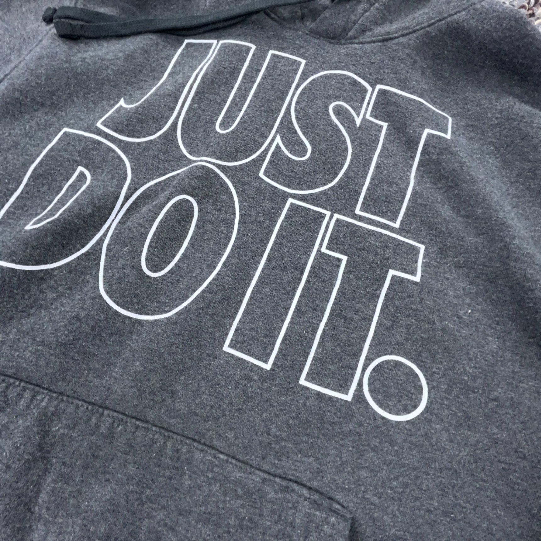 Nike Nike Hoodie Men Medium Gray Sweatshirt Just Do It Swoosh Adult Size US M / EU 48-50 / 2 - 5 Thumbnail
