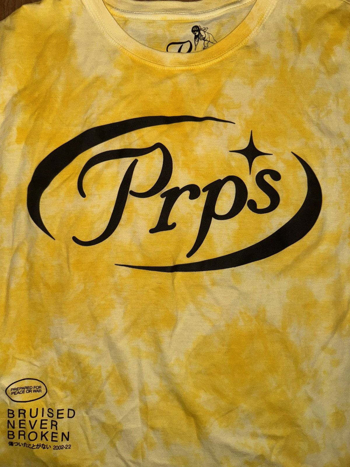 Prps Prps Yellow Tie-Dye shirt Size US L / EU 52-54 / 3 - 3 Thumbnail