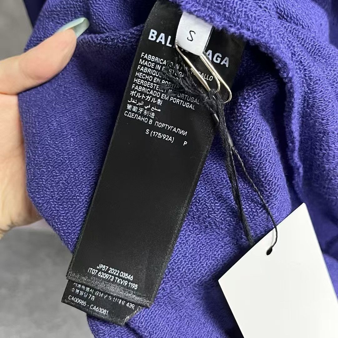 Balenciaga Balenciaga Political Campaign Logo Hoodie Blue Size US S / EU 44-46 / 1 - 2 Thumbnail
