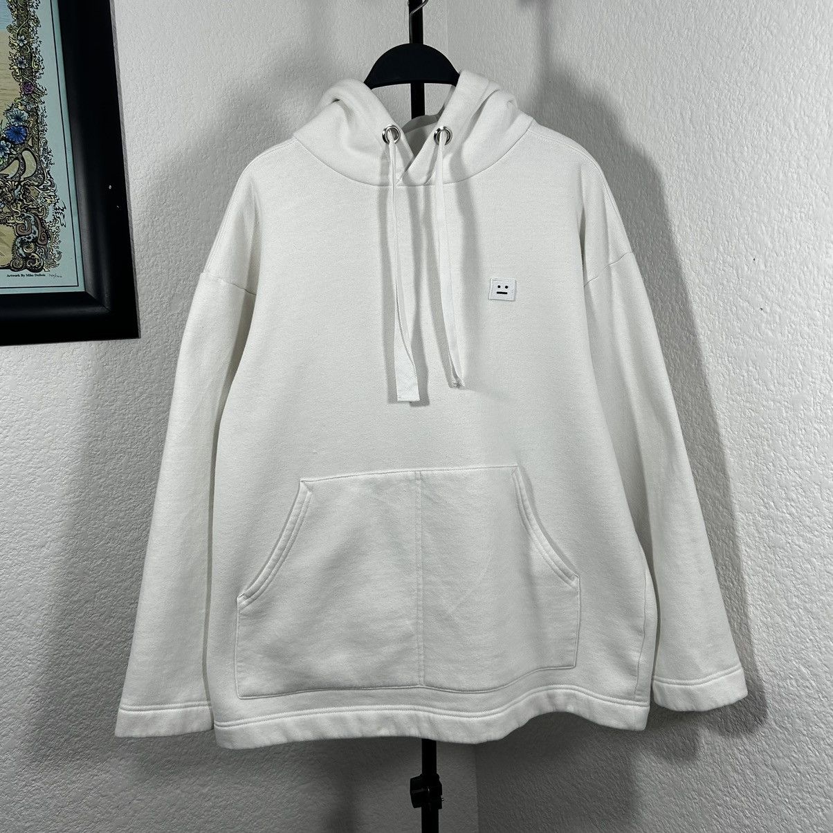 image of Acne Studios Florida Face Pss17 in White, Men's (Size Medium)