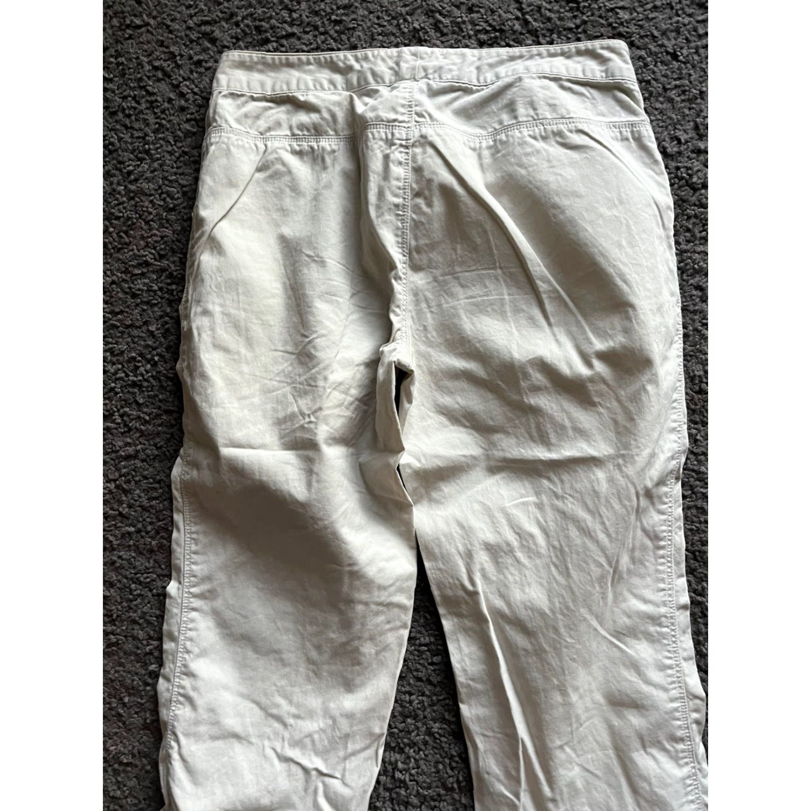Express Express Pants Beige Stretch Straight Leg Women's Regular Size 1/2 Inseam 29in Nylon Rayon Beige Size 25" / US 0 / IT 36 - 4 Thumbnail