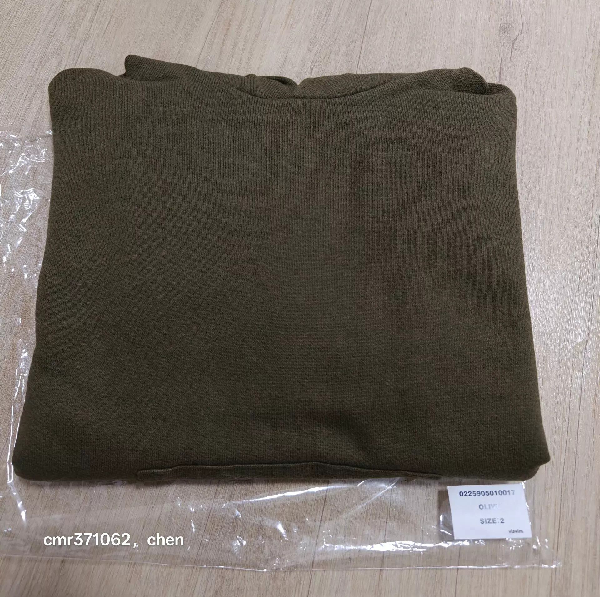 Visvim VISVIM 25 ICT JUMBO SB Hoodie Olive 2 (1-Wash Exhibition Sample) Size US M / EU 48-50 / 2 - 6 Thumbnail