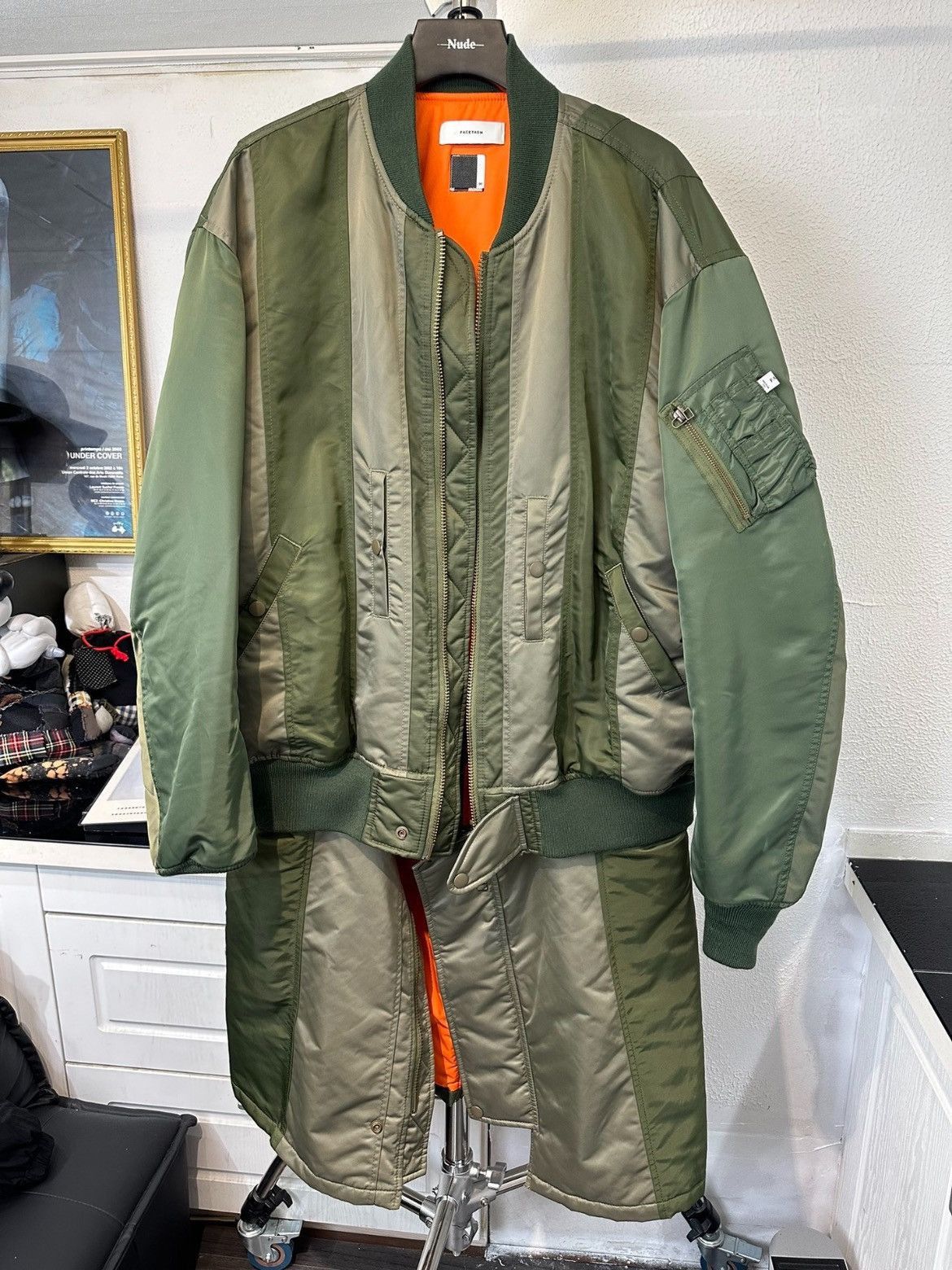 Facetasm Facetasm detachable MA-1 bomber jacket - DMC | Grailed