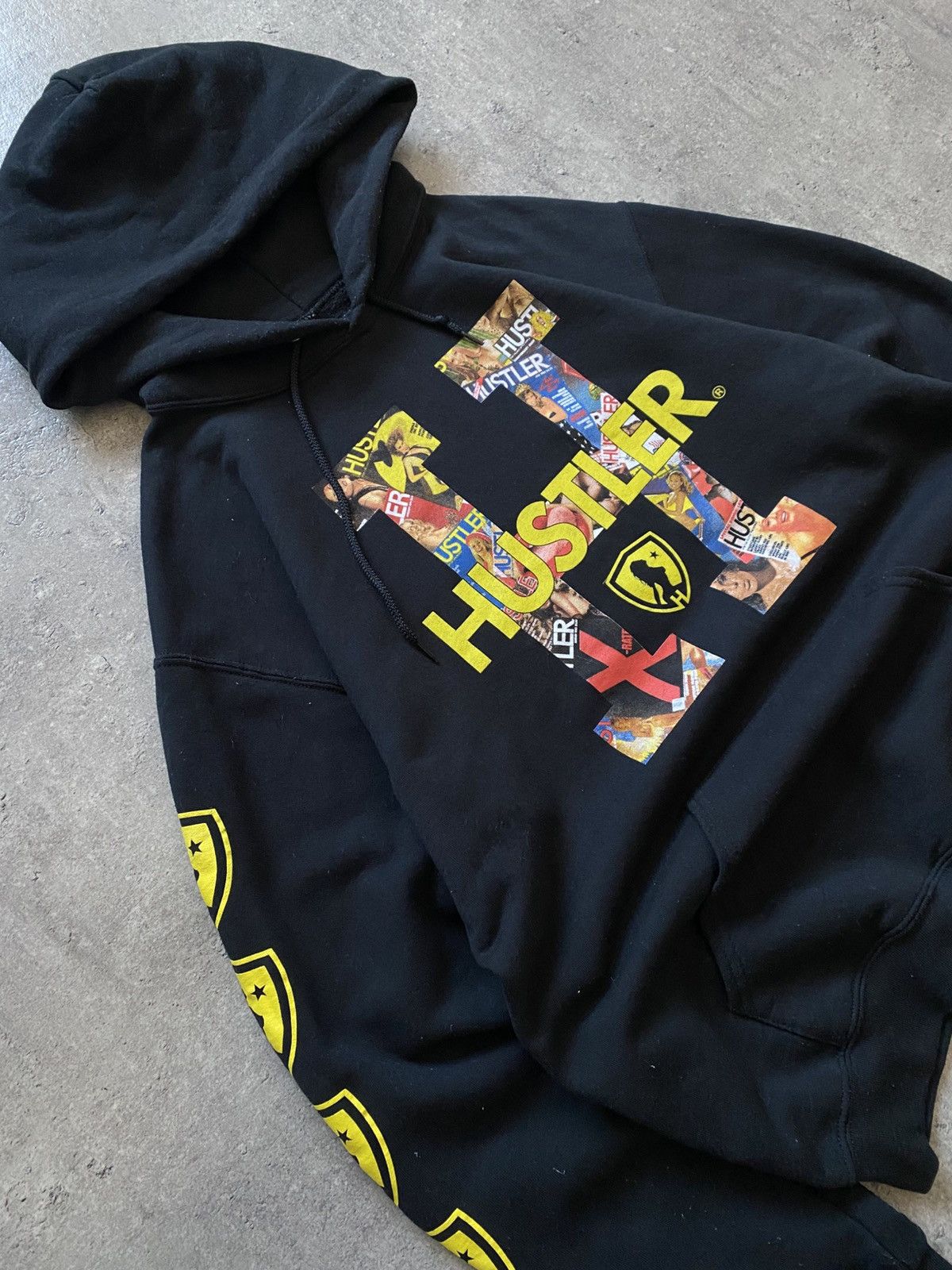 Vintage Vintage Hustler Journal Black Hoodie Y2K Porn Star Size US M / EU 48-50 / 2 - 2 Thumbnail
