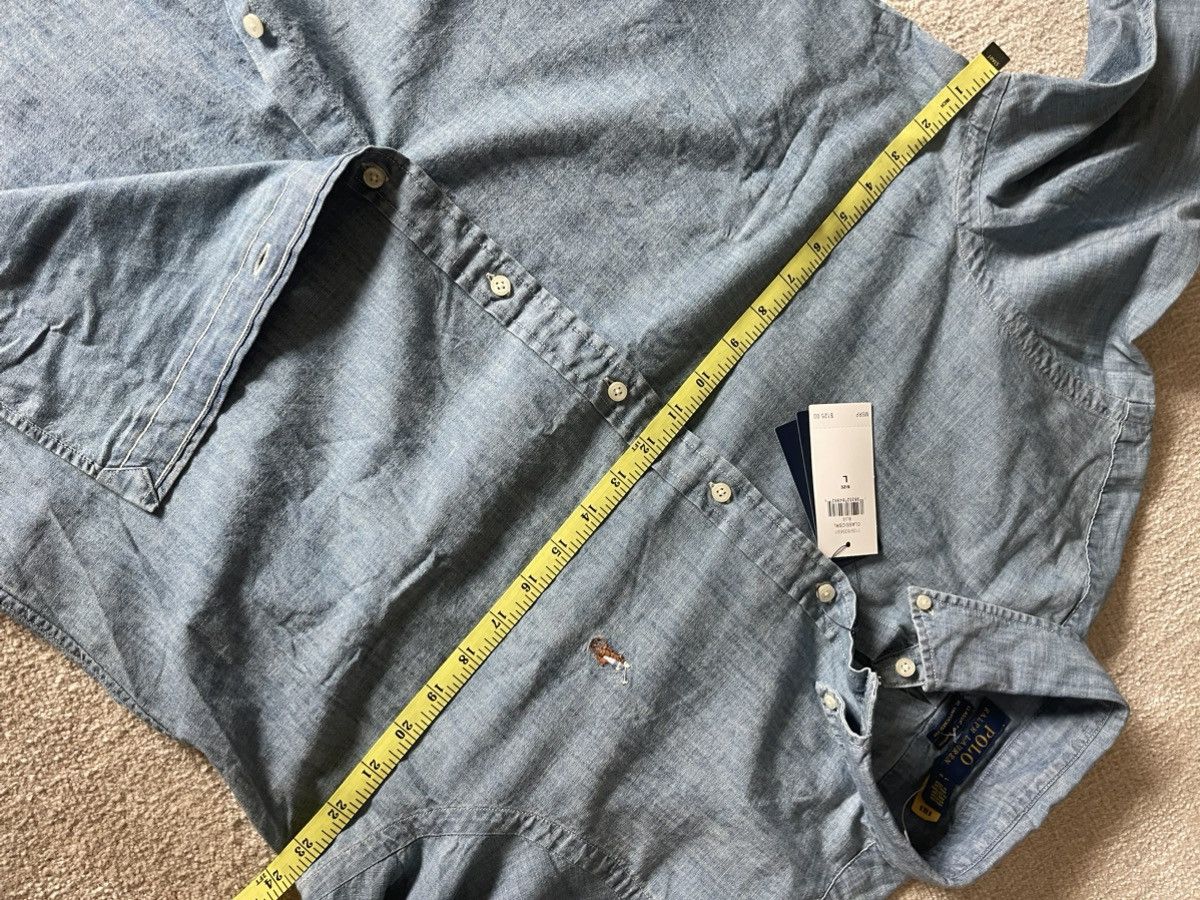 Polo Ralph Lauren Polo Ralph Lauren mens chambray indigo shirt L New Size US L / EU 52-54 / 3 - 13 Thumbnail