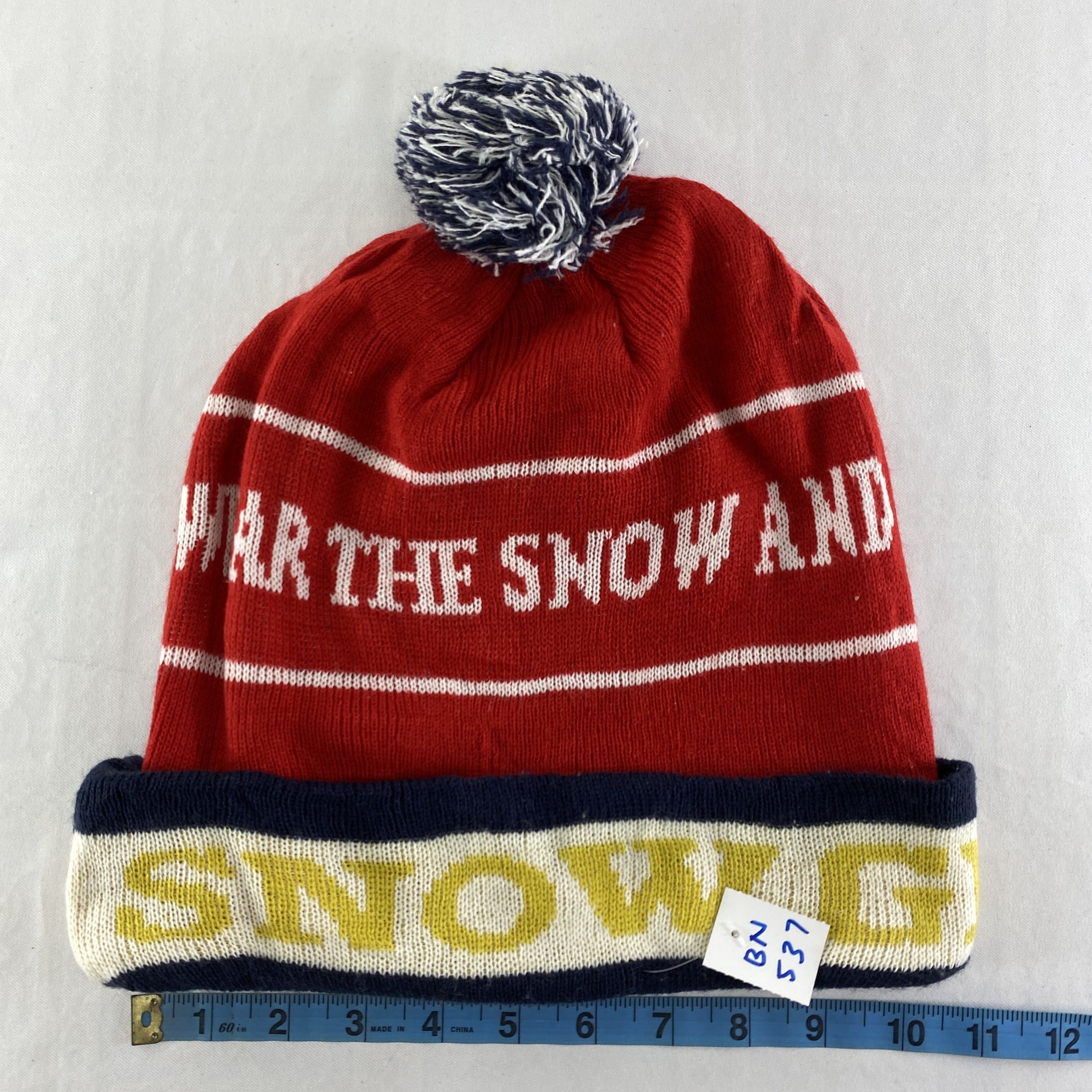 Japanese Brand Snow General Snow Cap Hat Beanie -BN537 Size ONE SIZE - 5 Thumbnail