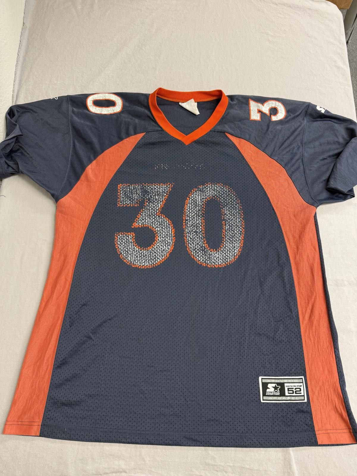Starter Vintage Terrell Davis Jersey NFL Denver Broncos #30 52/XL Size US XL / EU 56 / 4 - 1 Thumbnail