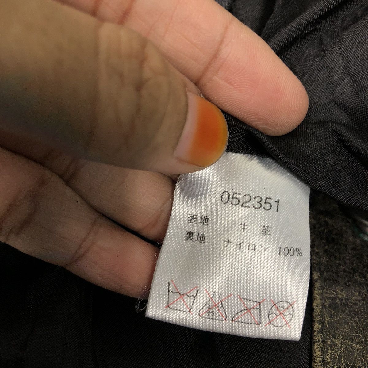 Japanese Brand 📌Vintage Biker Racing Leather Pants Dual Issey Miyake Size US 32 / EU 48 - 20 Thumbnail