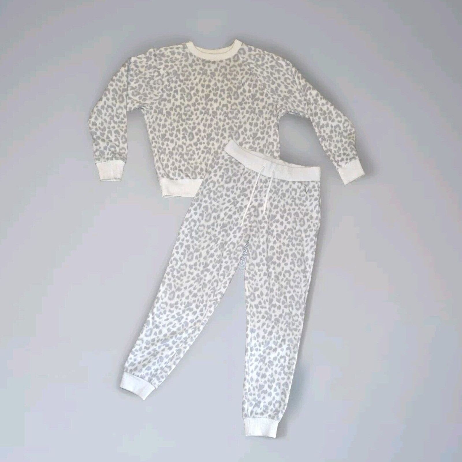 Victoria's Secret Victorias Secret VS Leopard 2PC Lounge Set Jog Pant Shirt XS Size 27" / US 4 / IT 40 - 6 Thumbnail