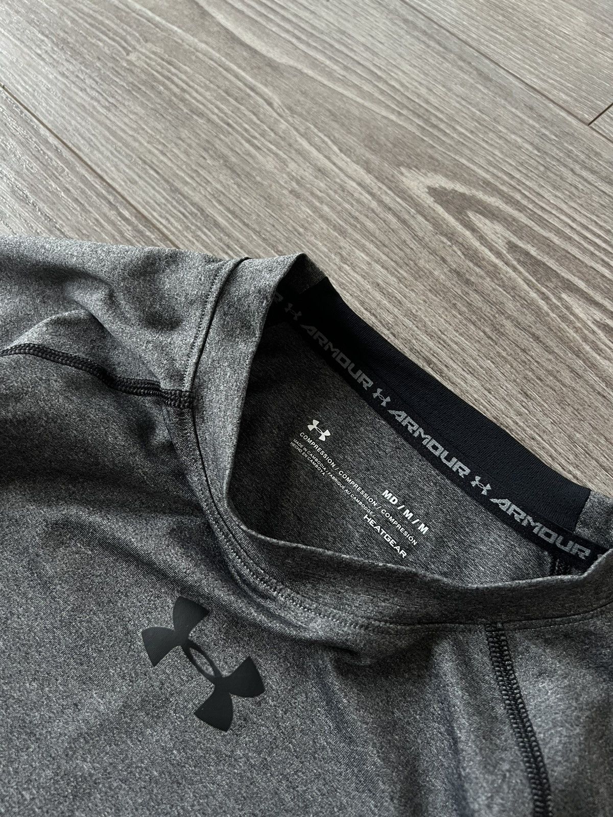 Other × Under Armour Under Armour Central Logo Onix Compression Heatgear Long Tee Size US M / EU 48-50 / 2 - 17 Thumbnail