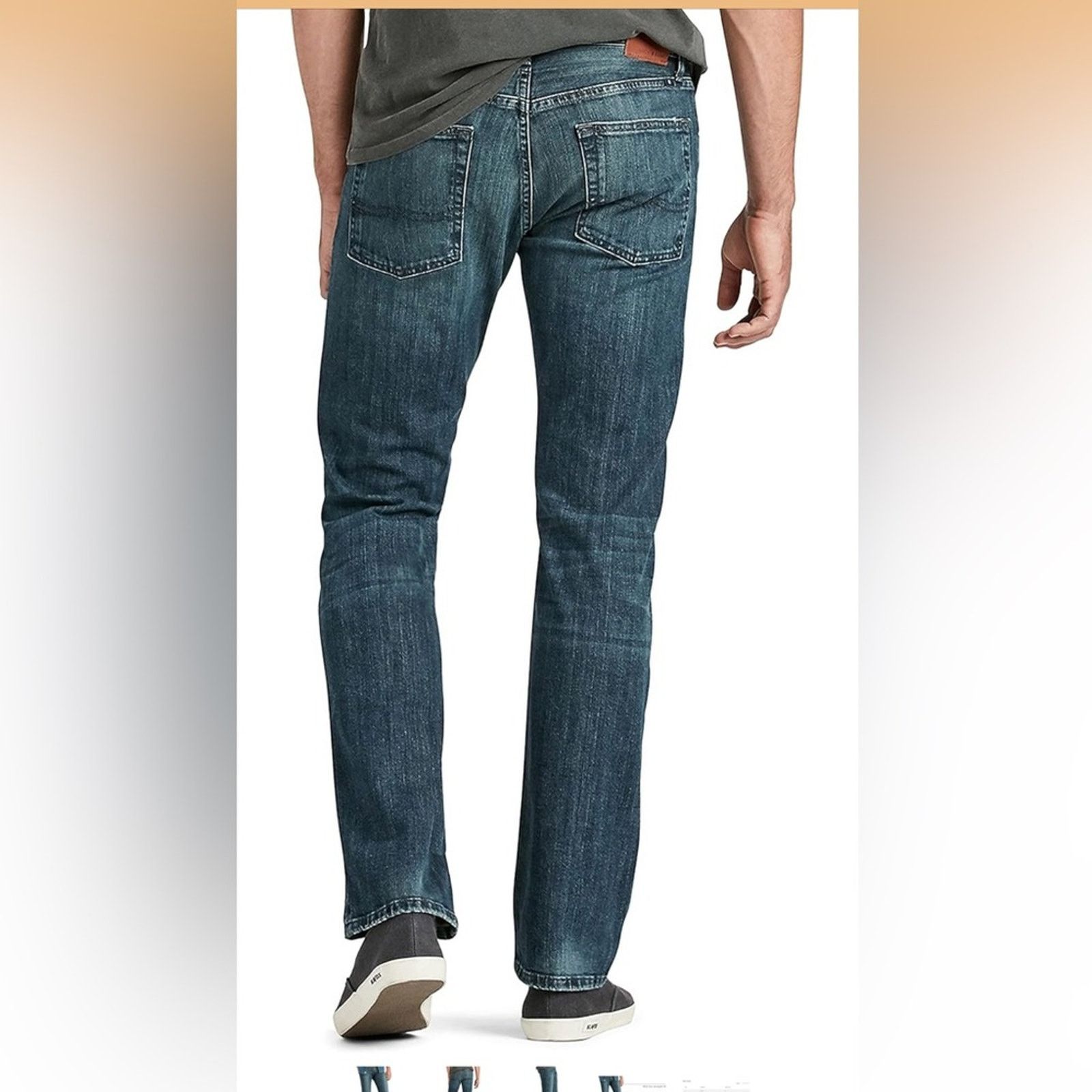 Lucky Brand Lucky Brand Men's Straight 221 Blue Jeans Size US 40 / EU 56 - 6 Thumbnail