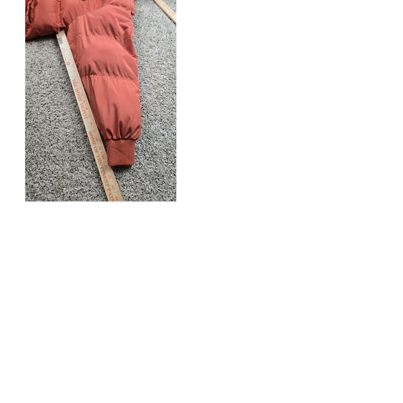 Free People Free People Long Raglan Puffer Jacket Small Womens Orange Hooded Full Zip Parka Size S / US 4 / IT 40 - 10 Thumbnail