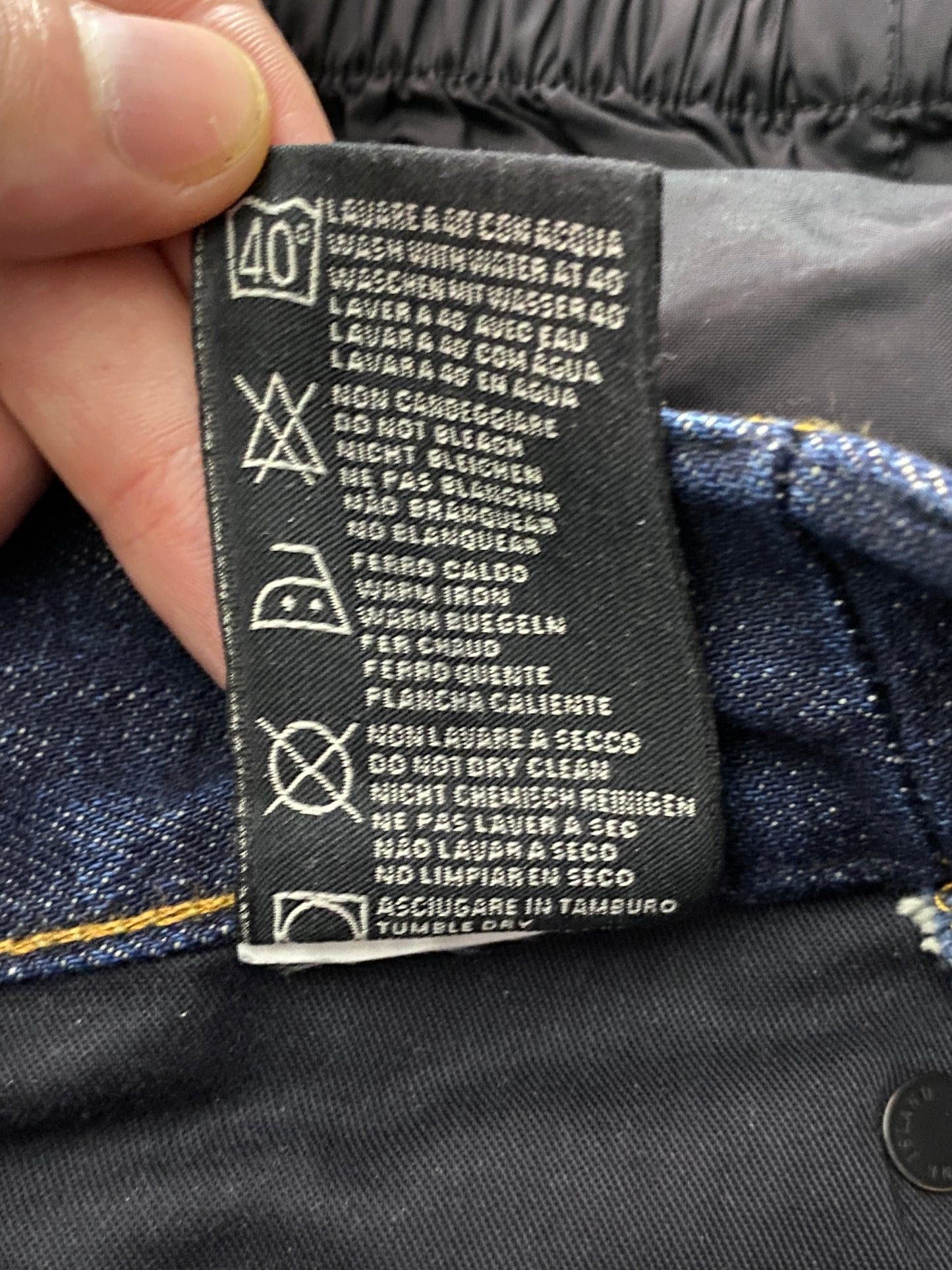 Stone Island × Vintage Stone Island Denim Vintage Men's Shortened Jeans - 40 Size US 40 / EU 56 - 10 Thumbnail