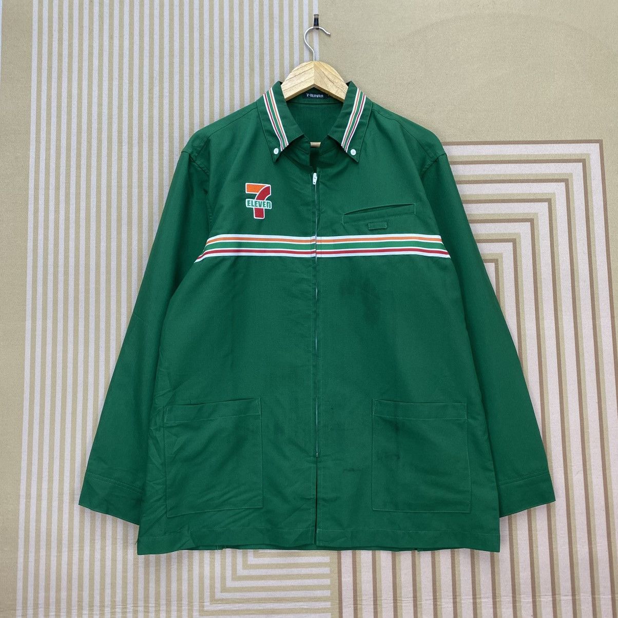 Japanese Brand 🫶 vintage 7-Eleven Japanese brand uniform workwear shirt Size US L / EU 52-54 / 3 - 1 Thumbnail